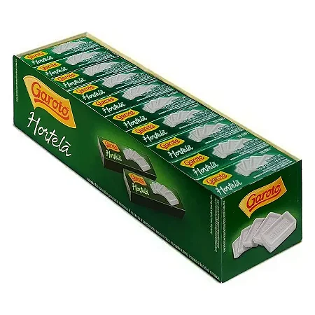 Pastilha Garoto Hortelã 17gr C/40