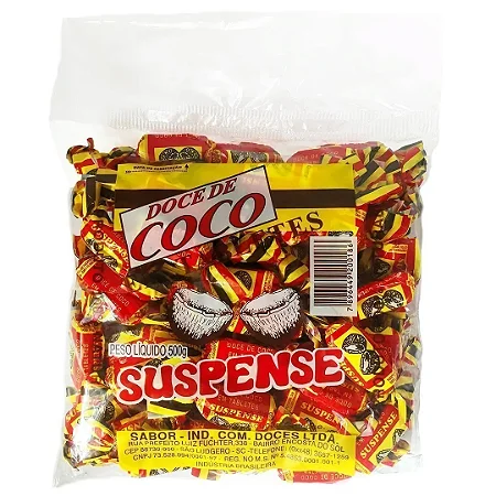 Bala De Coco Suspense 500gr