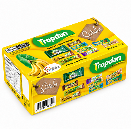 Doces De Banana Tropdan Sortidos 246gr