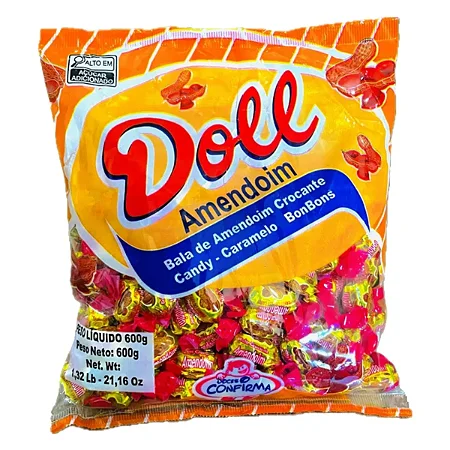 Bala Doll Confirma Amendoim 600gr