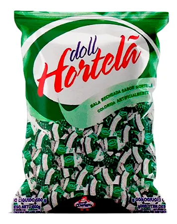 Bala Doll Confirma Hortelã 600gr
