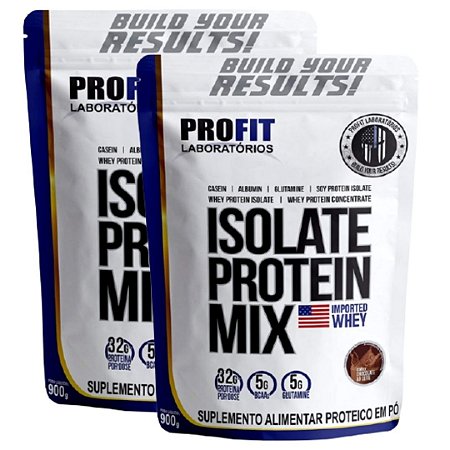 Combo 2X Isolate Protein Mix Refil - 900g cada (1,8Kg total) - ProFit