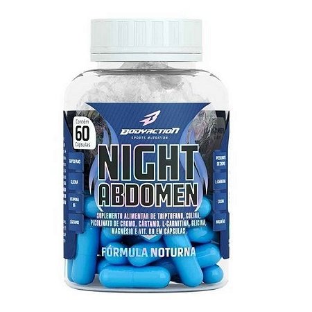 Night Abdomen (60 cápsulas) - Bodyaction