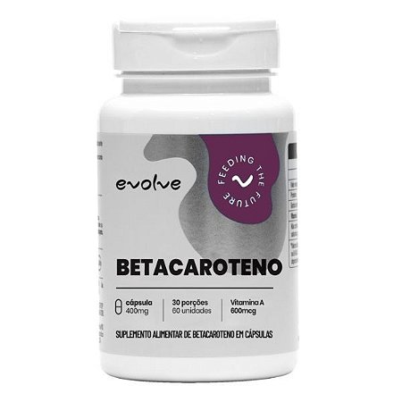 Betacaroteno (60 cápsulas) - Evolve