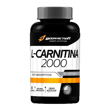L-Carnitina 2000 (90 cápsulas) - Bodyaction