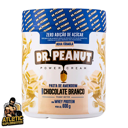 Pasta De Amendoim Chocolate Branco C/ Whey-650g-dr Peanut