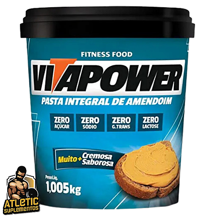 Pasta de Amendoim Tradicional (1,005kg) - Vitapower