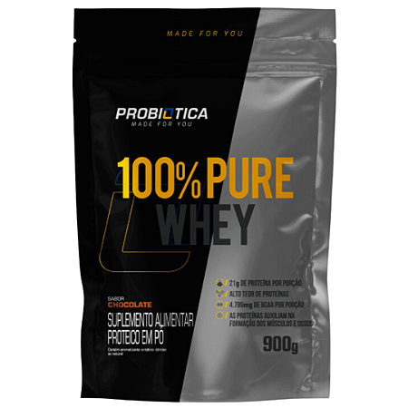 Whey 100% Pure Refil (900g) Probiótica