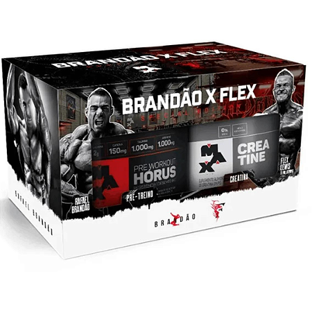 Combo Brandão X Flex - Pré Workout Hórus (300g) + Creatine Max Ttitanium (100g)