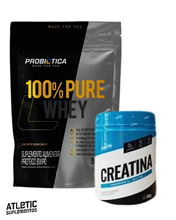 Combo Whey 900g + Creatina 300g