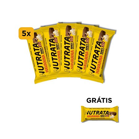 Combo Barrinhas Proteícas Nutrata (+ ganhe 1 grátis)Combo de Barrinhas Proteicas Nutrata: Sabor Havana e Nutrição Incrível! Transforme seus lanches em momentos de puro prazer e nutrição com o Combo de Barrinhas Proteicas Nutrata. Inspiradas no delicioso s
