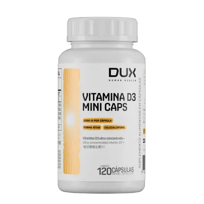 VITAMINA D3 MINI CAPS - POTE 120 CÁPSULAS