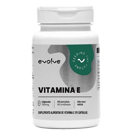 Vitamina E (60 cápsulas) - Evolve