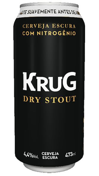 Cerveja Krug Dry Stout Lata 473 ml