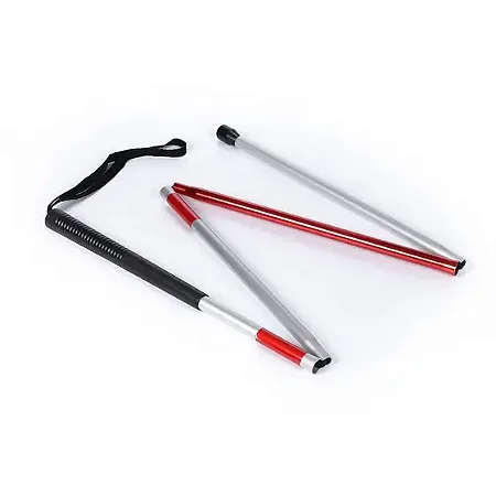 Bengala Tipo Bastão Dobrável Para Deficiente Visual JL936L - Montserrat