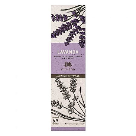 Incenso Nirvana Lavanda