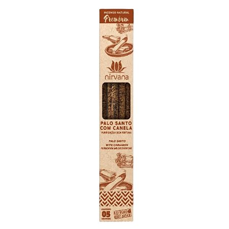 Incenso Nirvana Premium Palo Santo com Canela