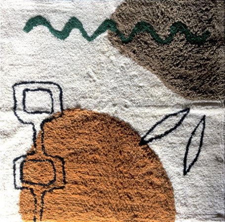 Tapete de algodão ABSTRATO TERROSO