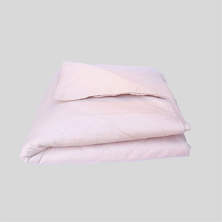 Capa de edredom (duvet) LISO ROSA CHÁ