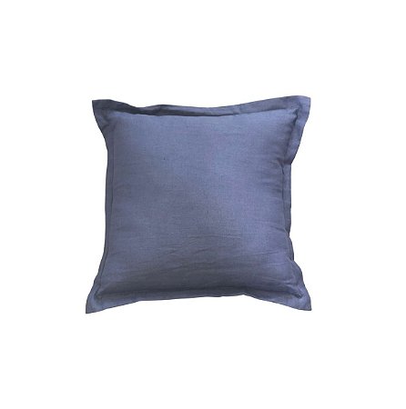 Almofada c/aba Linho azul 40x40cm