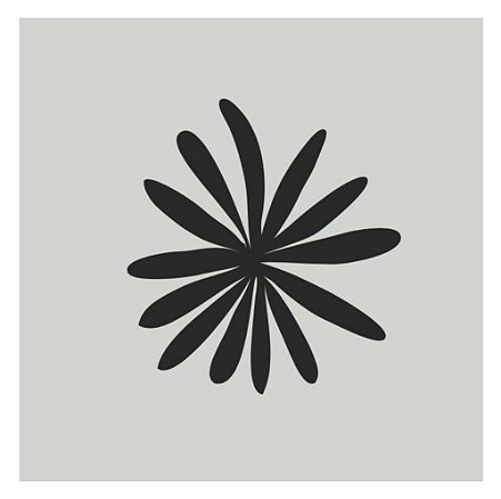 Quadro FLOR preta