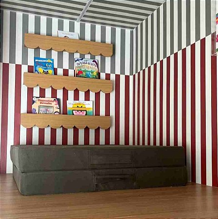 Futon dobrável sarja verde (EXPOSIÇÃO)