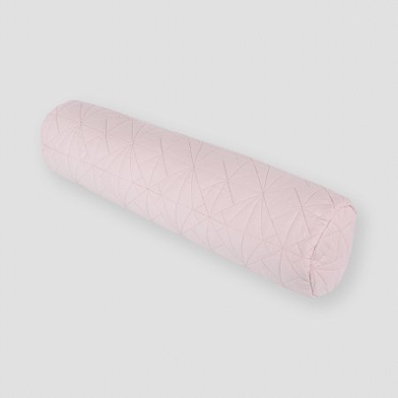 Rolo matelassê rosa chá