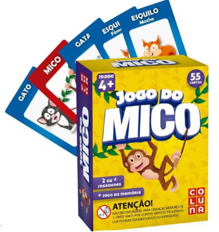 Jogo Mico + Memoria 55 Cartas - Coluna