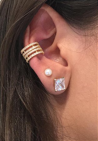 Piercing Fake Voltas Zircônias