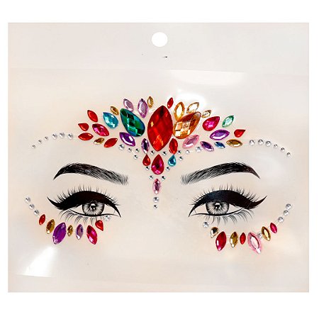 Adesivo de Face Gotas Cores