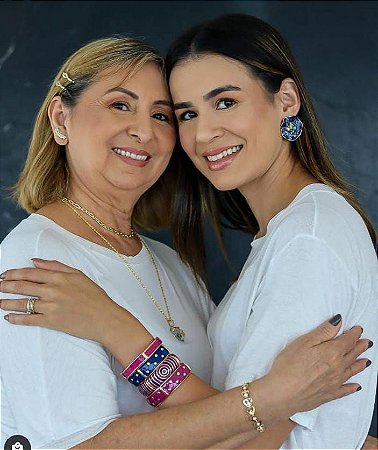 Pulseira Olho Esmaltada Roxo e Azul Marinho