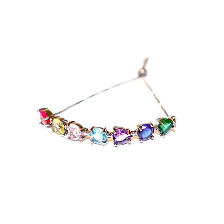 Pulseira Gravatinha Pedraria Color