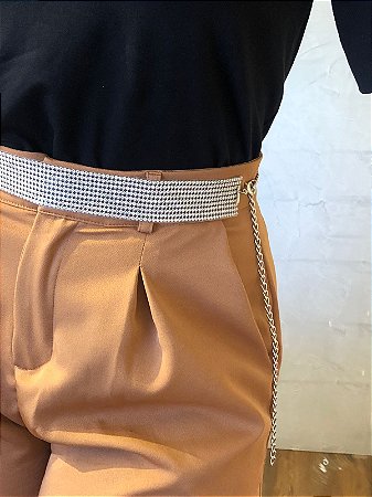 Cinto Manta M  Strass Prata