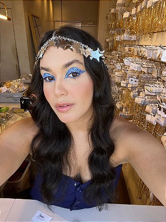 Headpiece Estrelas Prata