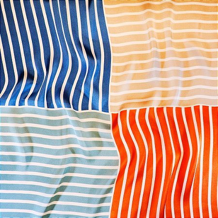 Lenço Listras Color