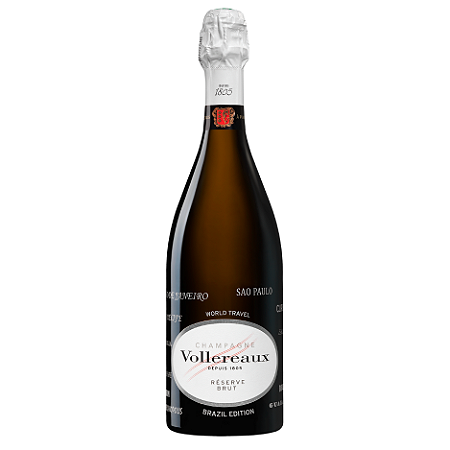 CHAMPAGNE VOLLEREAUX WORLD TRAVEL BRASIL BRUT