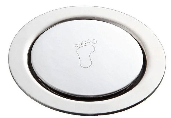 Ralo Click Inteligente Pop Up  - Aço Inox 15x15 Redondo
