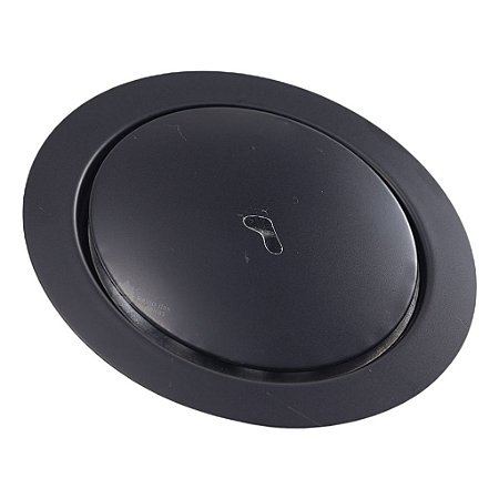 Ralo Click Inteligente Pop Up  - Preto 15x15 Redondo