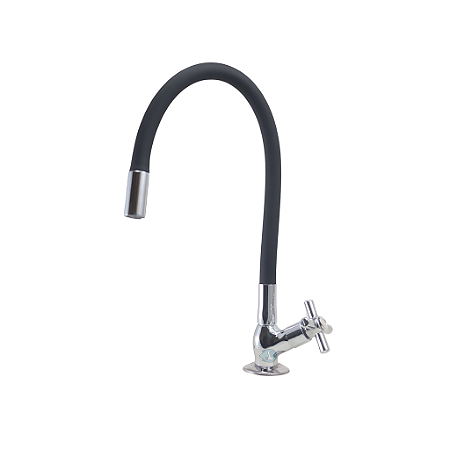 Torneira de Mesa Cozinha Gourmet Preta Flexivel C-34