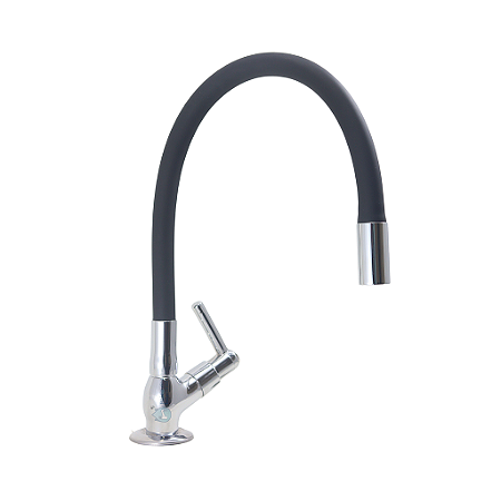 Torneira de Mesa Cozinha Gourmet Preta Flexivel C-51