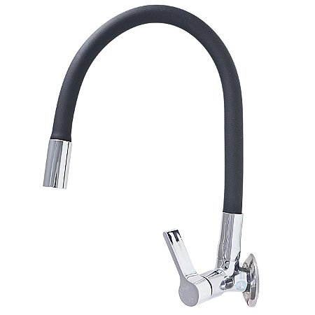 Torneira Gourmet Luxo de Parede Gourmet Preto C70P