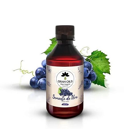 ÓLEO VEGETAL DE SEMENTE DE UVA 250 ML - GRAN O'ILS