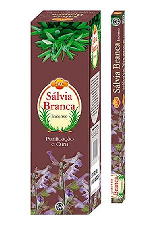 INCENSO INDIANO SAC - SÁLVIA BRANCA