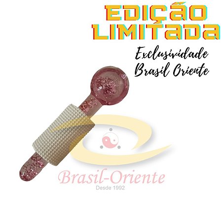 ICE GLOB ESFERA DE VIDRO PARA MASSAGEM ROSA