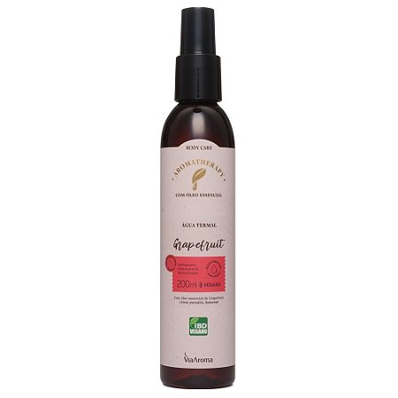 Água Termal Grapefruit Aromatherapy Via Aroma – 200 ml