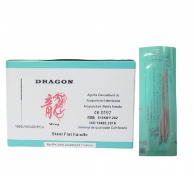 AGULHA DE ACUPUNTURA DRAGON WING  - AÇO JAPONÊS