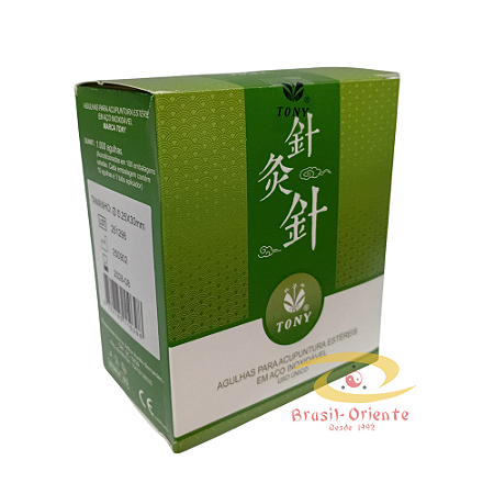 AGULHA DE ACUPUNTURA SISTÊMICA - TONY - CX C/1000