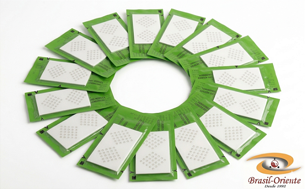 Agulha de Acupuntura Auricular Dragon - pct c/ 50 unds