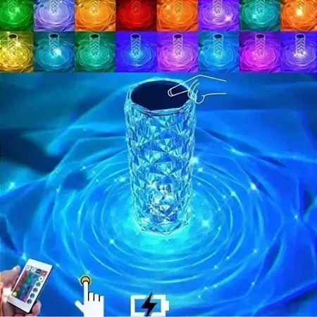 ABAJOUR DE CROMOTERAPIA 16 CORES