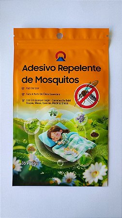 Repelente De Mosquitos Natural Adesivo -36 Un - Proteção 8h